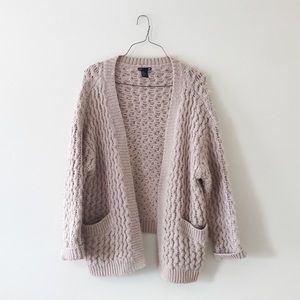H&M Chunky-knit Oversized Cardigan